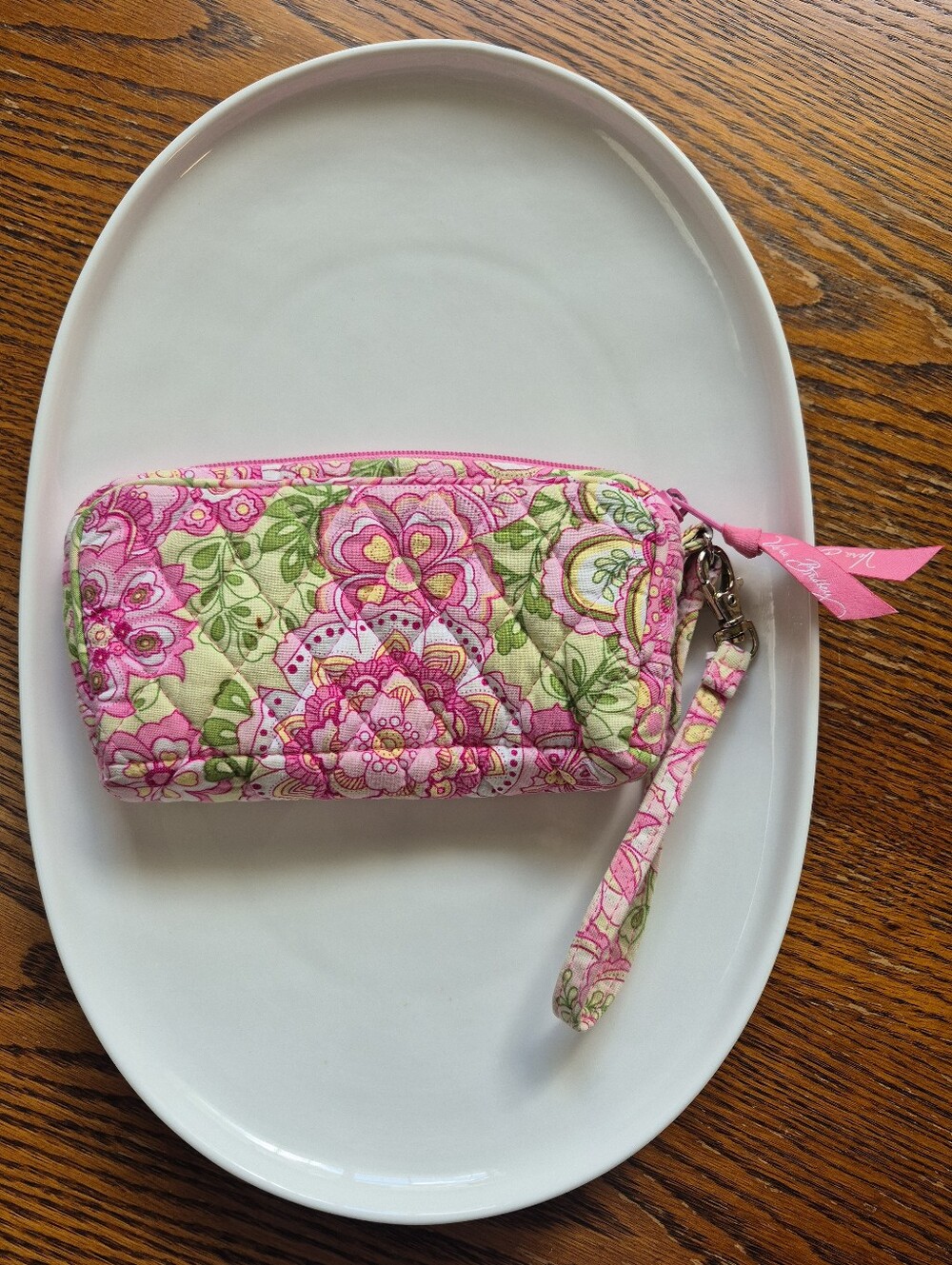 Vera Bradley Petal Pink Wristlet Pouch - Picture 2 of 4
